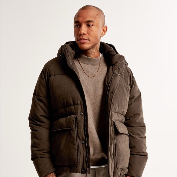 Abercrombie & Fitch | Hooded Ultra Utility Puffer - Picture 1 of 9
